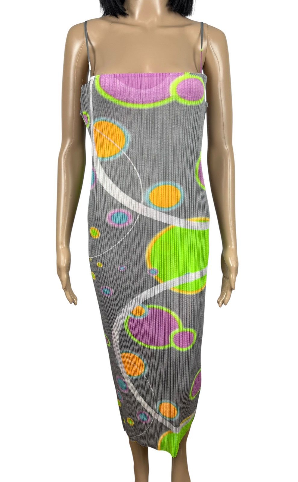 Pleats Please Issey Miyake Pleats Please Issey Miyake Rare Planetary Slip Dress Maxi Size S / US 4 / IT 40 - 3 Thumbnail