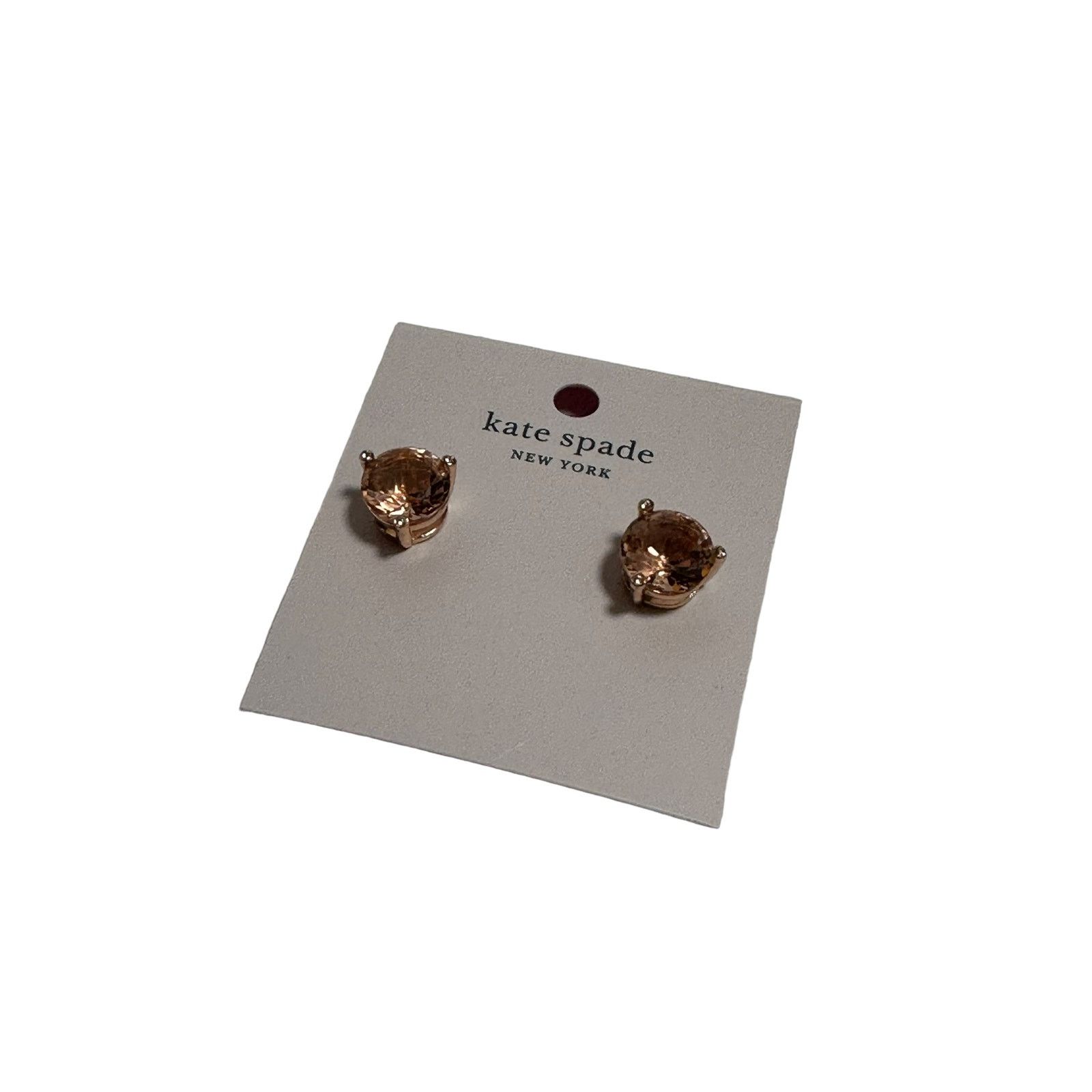 Kate Spade Kate Spade Round Rise and Shine Light Peach Studs Earrings Size ONE SIZE - 4 Thumbnail