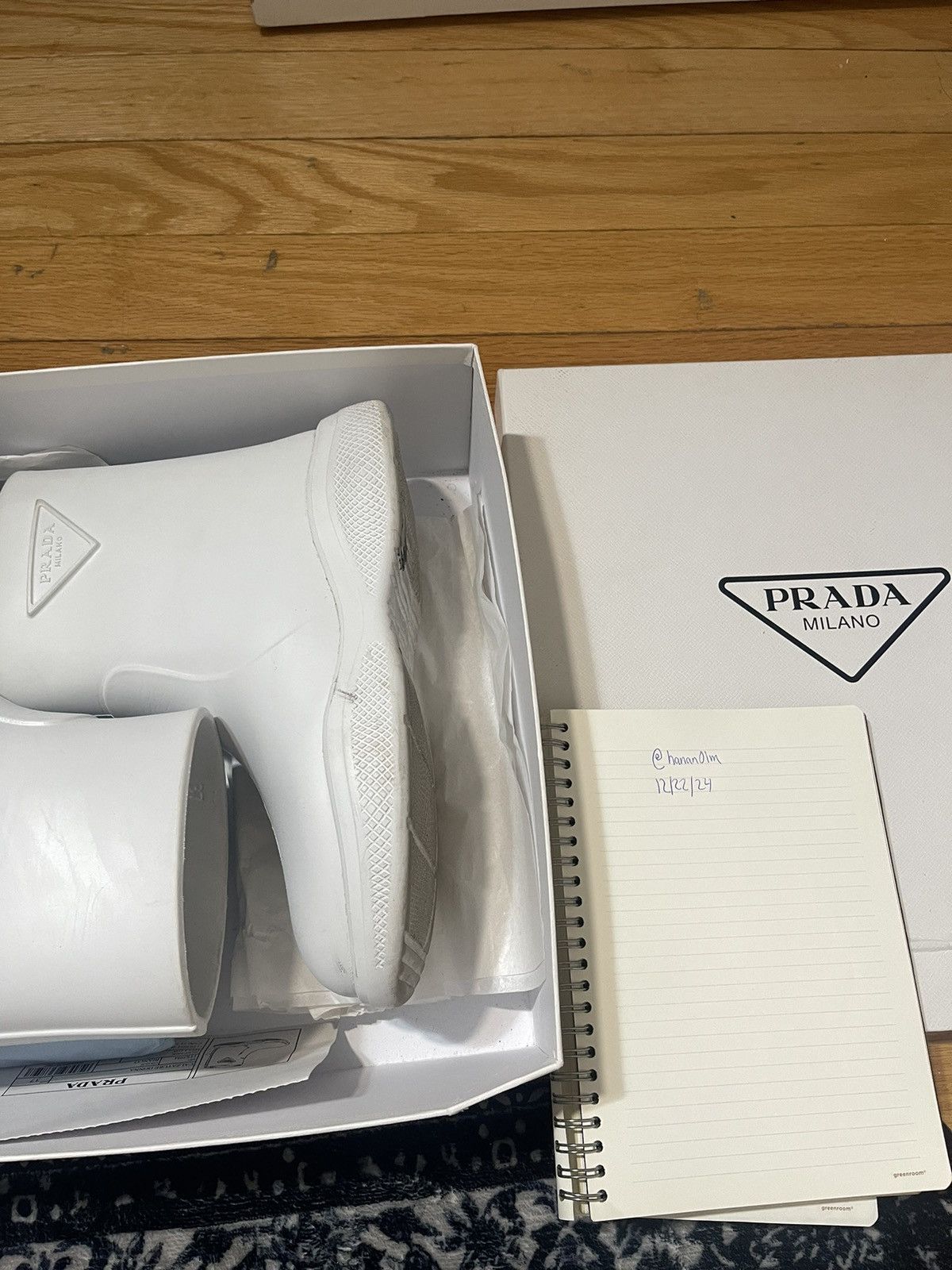 Prada Prada rain boots Size US 7.5 / IT 37.5 - 11 Thumbnail