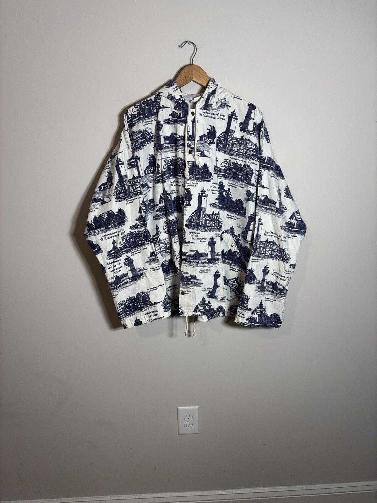 Vintage Vintage Michigan Rag Co Lighthouse Jacket L/XL Size US L / EU 52-54 / 3 - 1 Thumbnail