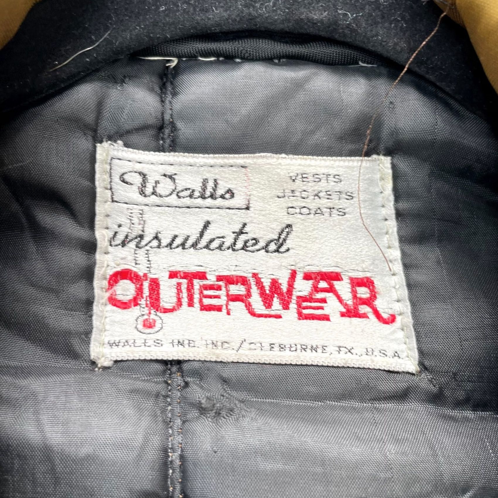 Walls VINTAGE Walls Jacket Mens Large Brown Parka Coat Insulated Full Zip Made USA Jacket Size US L / EU 52-54 / 3 - 3 Thumbnail