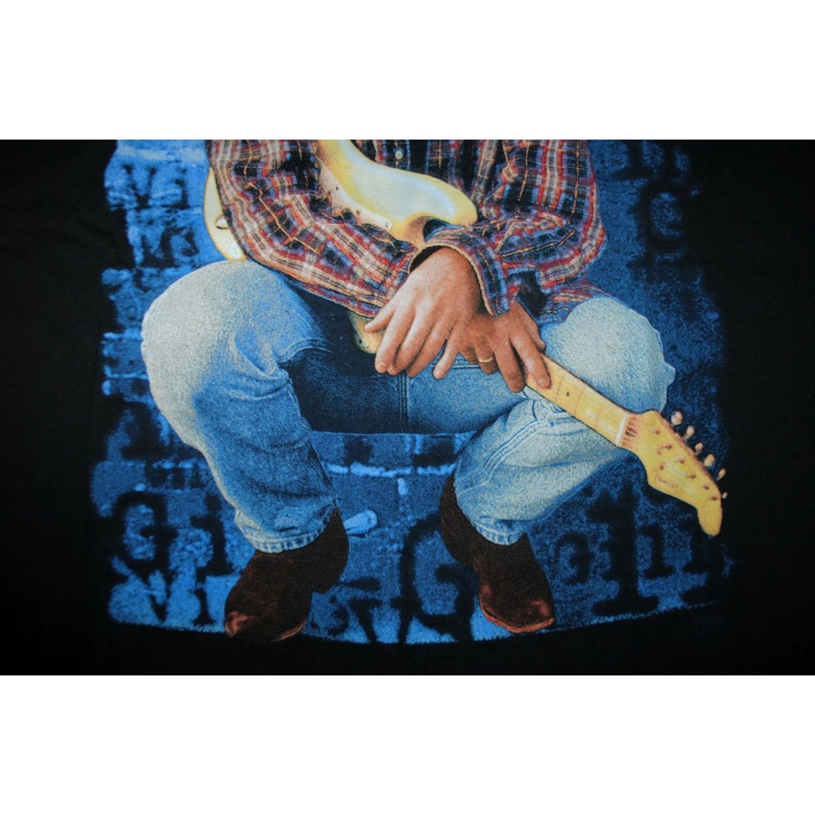 Hanes VINTAGE HANES XL BLACK T-SHIRT WINTERLAND GRAPHIC 1995 VINCE GILL SINGLE STITCH MEN Size US XL / EU 56 / 4 - 3 Thumbnail