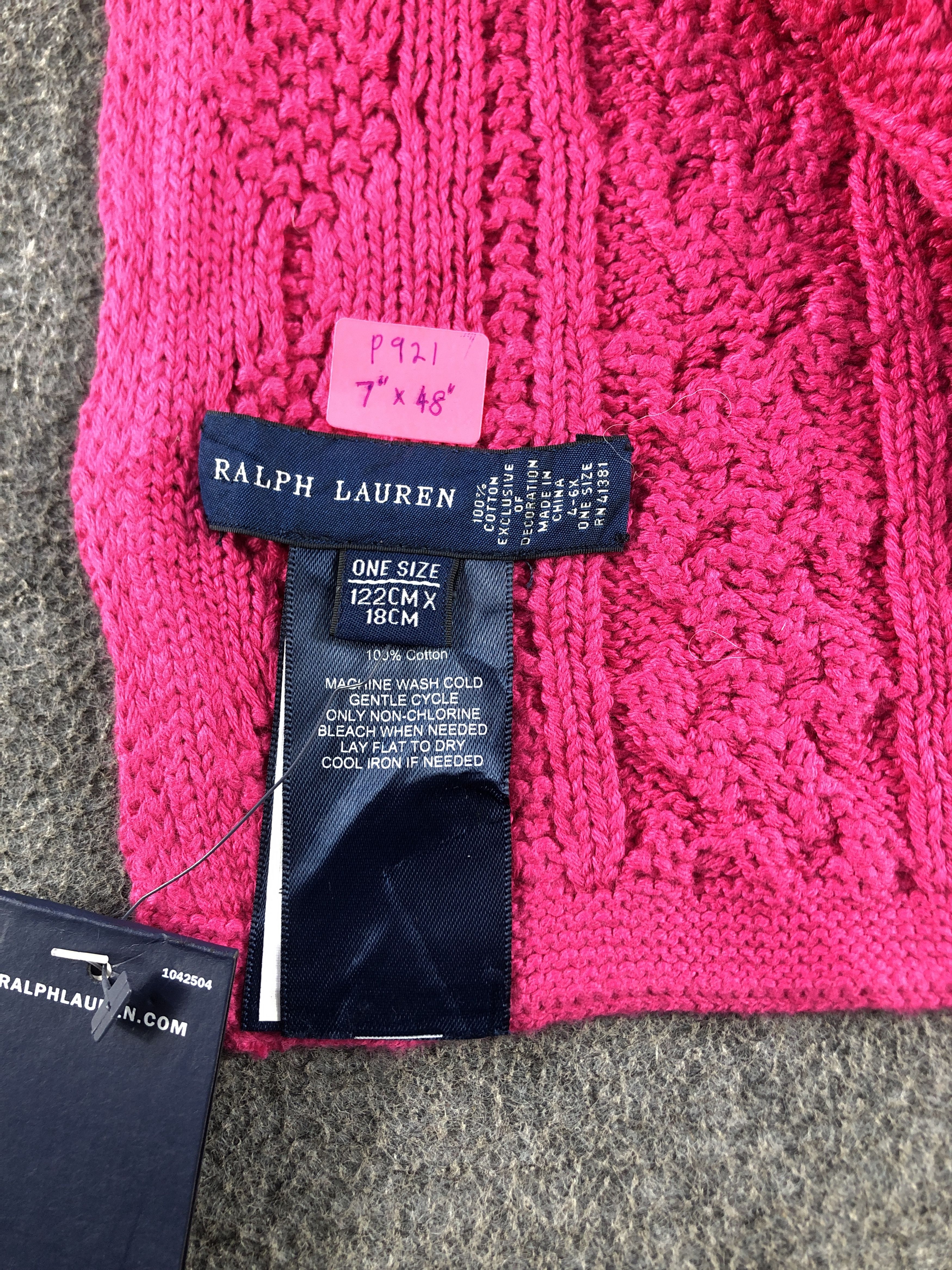 Polo Ralph Lauren Polo Ralph Lauren Scarf / Muffler / Neckwear P921 Size ONE SIZE - 3 Thumbnail