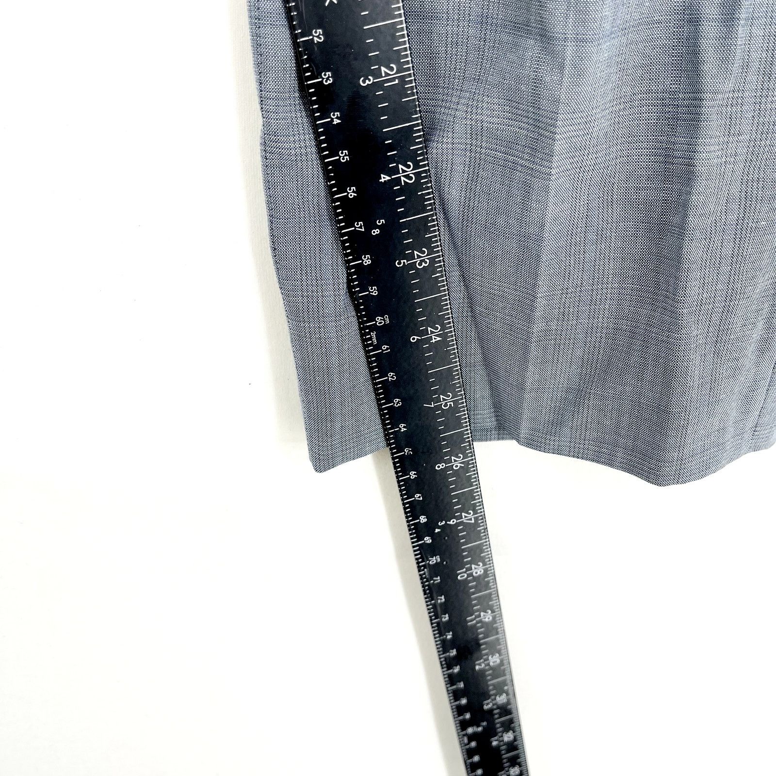 Theory Theory Blue Wool Polyester Blend Button Fly Dress Shirt 30 Size US 30 / EU 46 - 3 Thumbnail