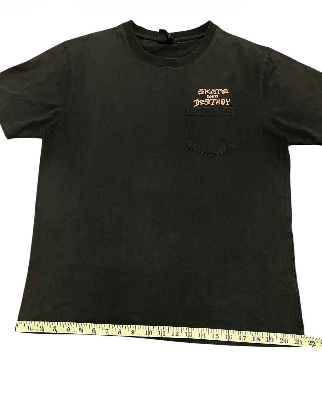 Thrasher THRASHER SKATE AND DESTROY SINGLE POCKET TEES x VINTAGE Size US L / EU 52-54 / 3 - 6 Thumbnail