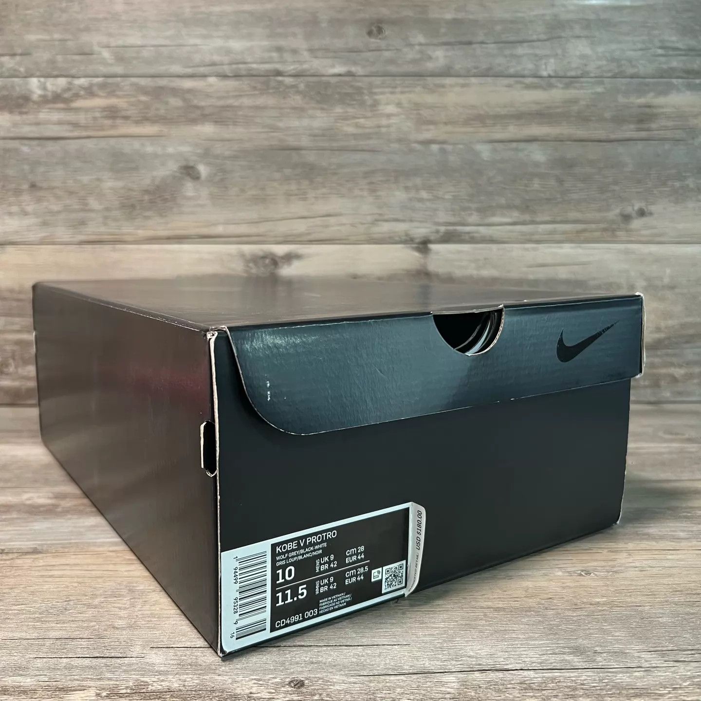 Nike Nike Zoom Kobe 5 Zebra White/Black 44 1/1 OG Box Size US 11 / EU 44 - 8 Thumbnail