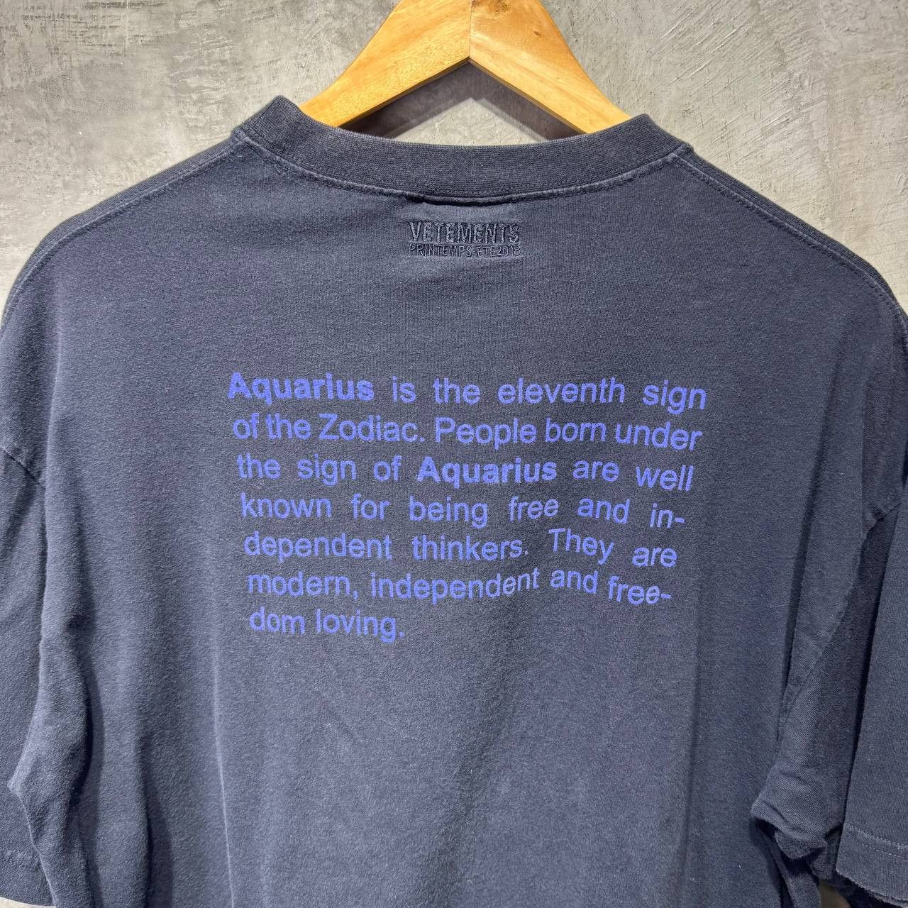 Vetements Vetements Aquarius Tee Size US L / EU 52-54 / 3 - 2 Thumbnail