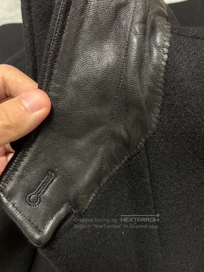 Saint Laurent Paris Saint Laurent Paris Black Lamb Leather Chesterfield Coat Size US S / EU 44-46 / 1 - 6 Thumbnail