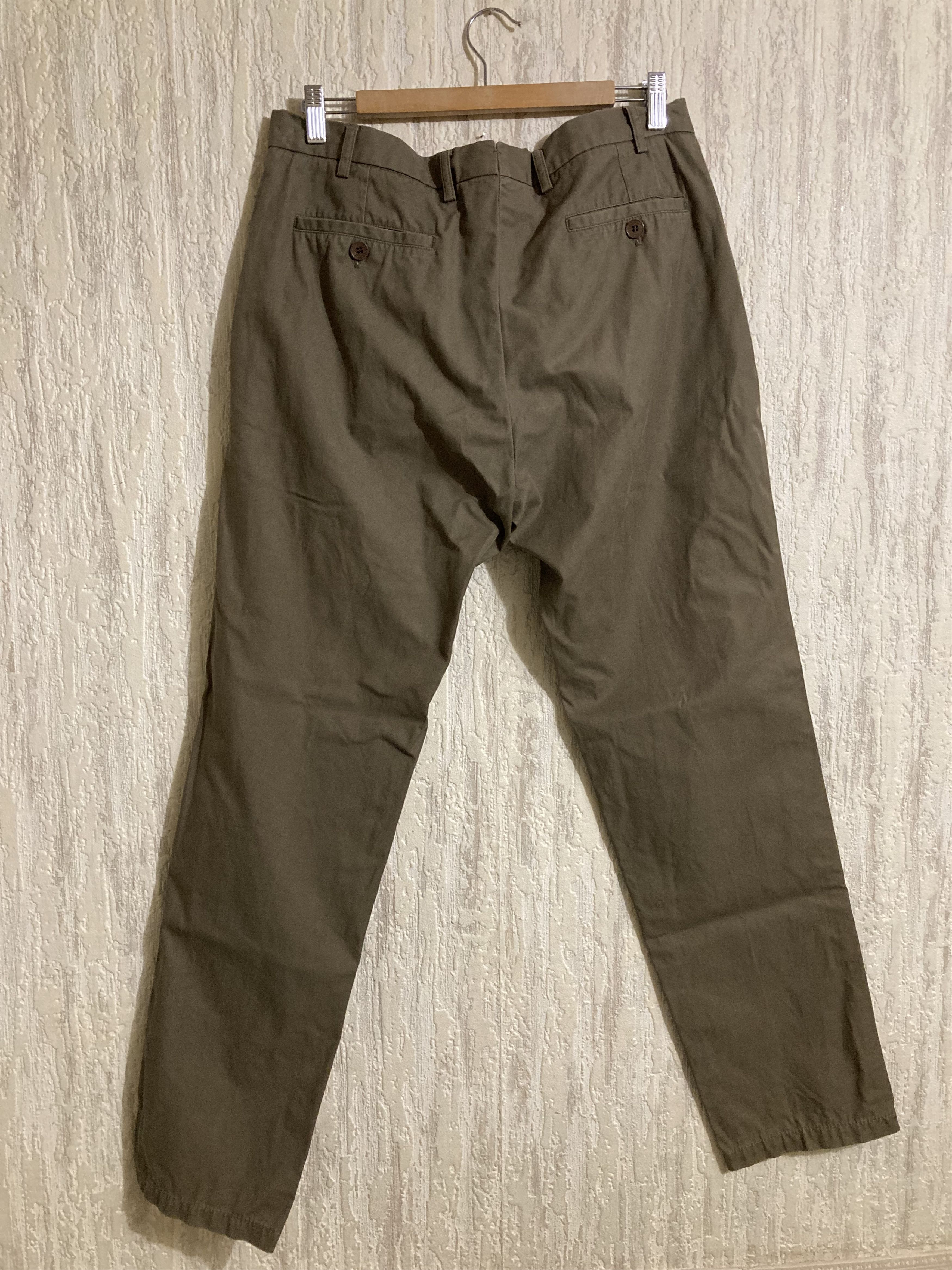 Salvatore Ferragamo Vtg.Salvatore Ferragamo Cotton Tapered Fit Chinos Pants Size US 34 / EU 50 - 1 Thumbnail