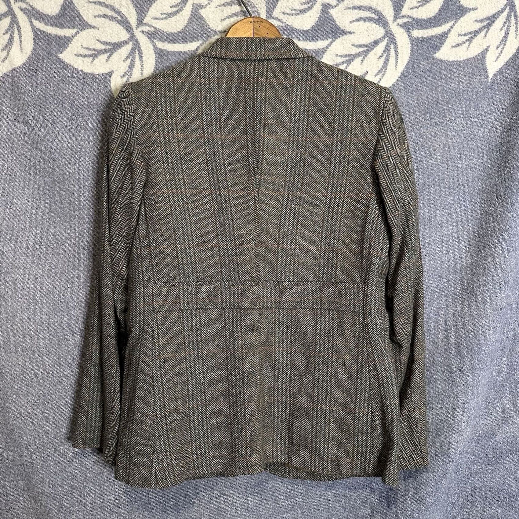 Orvis VINTAGE Orvis SportCoat Herringbone Wool Brown Mens S/M England 80s 70s Preppy Vintage Overcoat Size US S / EU 44-46 / 1 - 7 Thumbnail