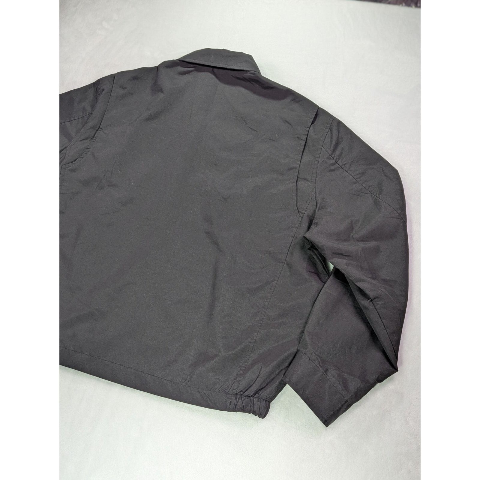 Greg Norman Sz Large Black Light Weight Golf Jacket Vintage EUC Size US L / EU 52-54 / 3 - 13 Thumbnail