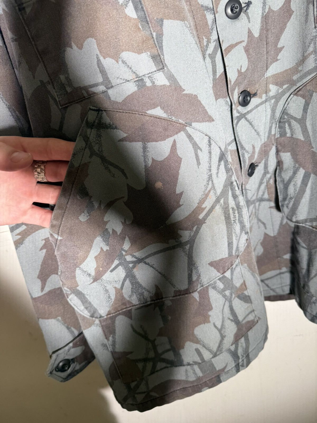 Vintage 70s Hunting Smock Size US L / EU 52-54 / 3 - 2 Thumbnail
