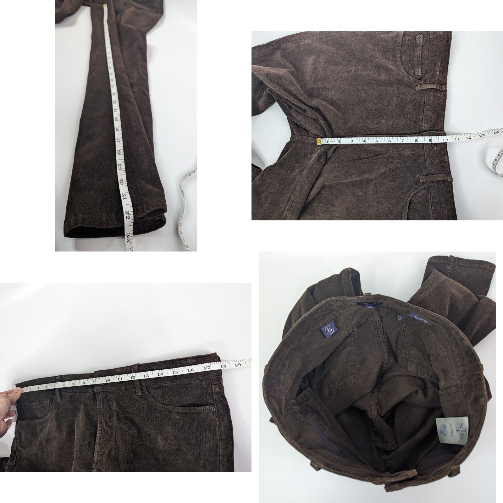 NYDJ NYDJ Brown Bootcut Corduroy Women Pants Lift Tuck Technology Size 10 Defect Size 32" / US 10 / IT 46 - 8 Thumbnail