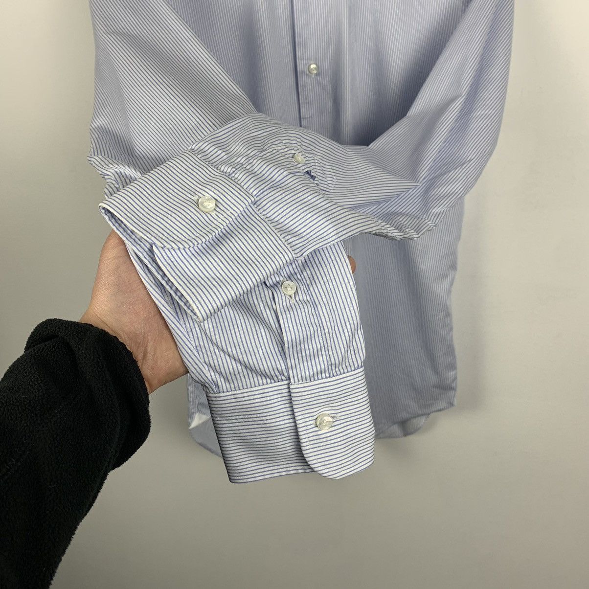 Barba Napoli Barba Napoli Classic Formal Dress Shirt Men’s Size 39 Blue Size US M / EU 48-50 / 2 - 10 Thumbnail