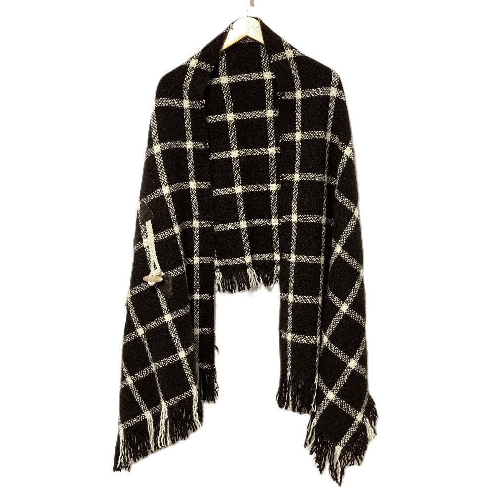 Other Yoji Yamamoto Yohji Yamamoto Check Fringe Scarf Textile Scarf DUTY FREE for USA Size ONE SIZE - 1 Thumbnail