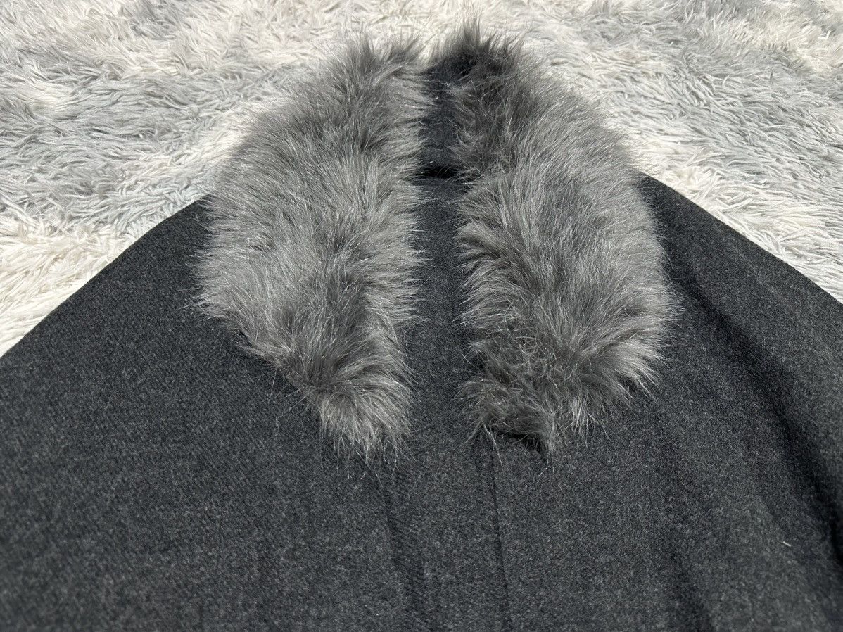 If Six Was Nine 🔥Sick Y2K Japanese Fur Stole Capes Scarf Vkei Punk Size US XL / EU 56 / 4 - 3 Thumbnail
