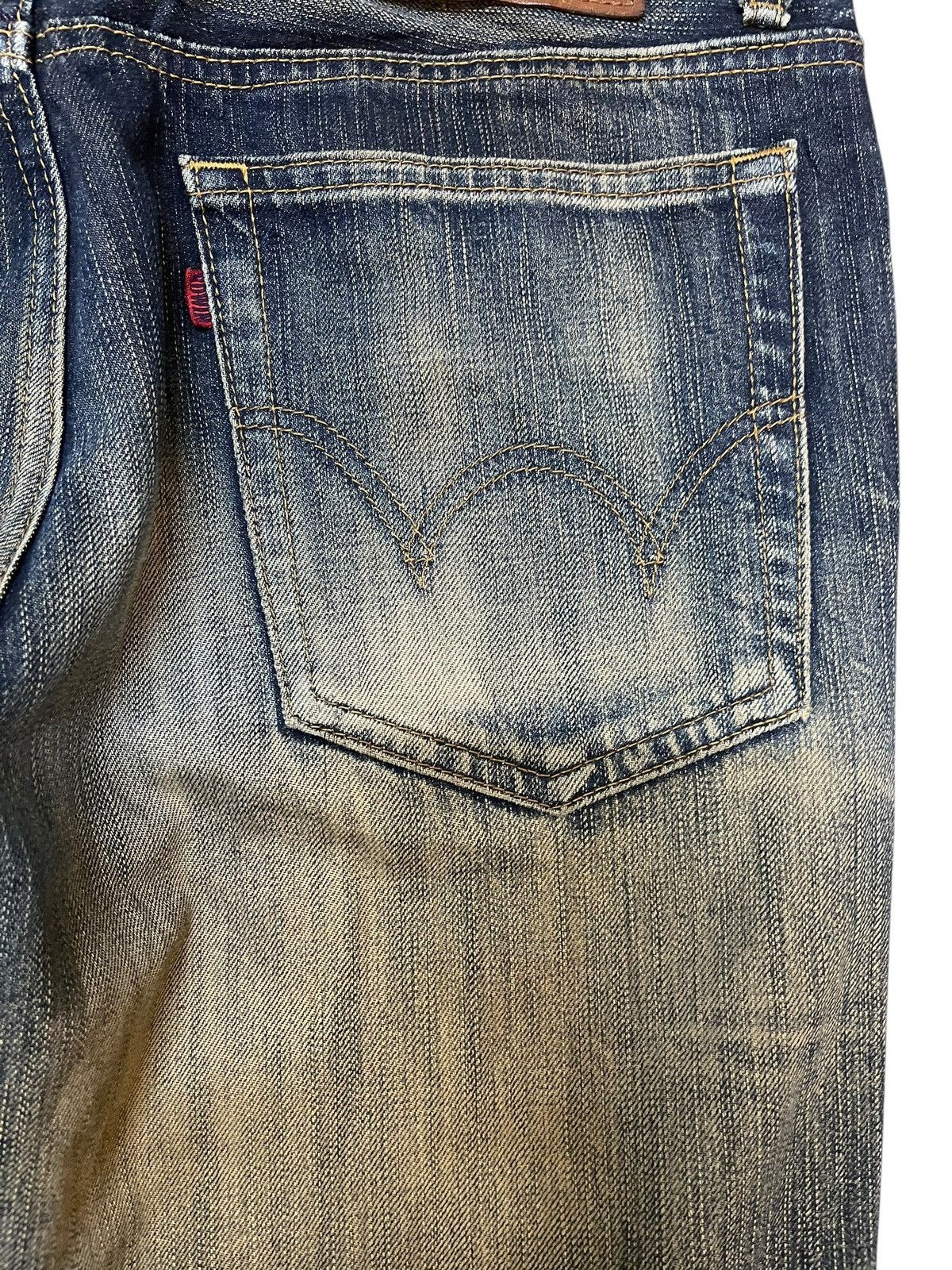14th Addiction × Beauty Beast × Edwin Vintage Edwin Rebel 503 Flare Mudwash Denim Size US 31 - 8 Thumbnail