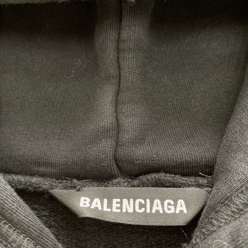 Balenciaga Balenciaga Black alien hoodie sweatshirt Size US XXS / EU 40 - 6 Thumbnail