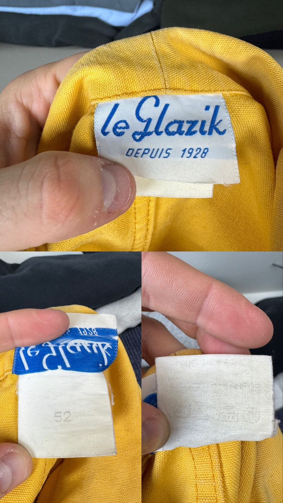 Vintage Vintage Le Glazik Works Jacket Size 52 Size US L / EU 52-54 / 3 - 6 Thumbnail