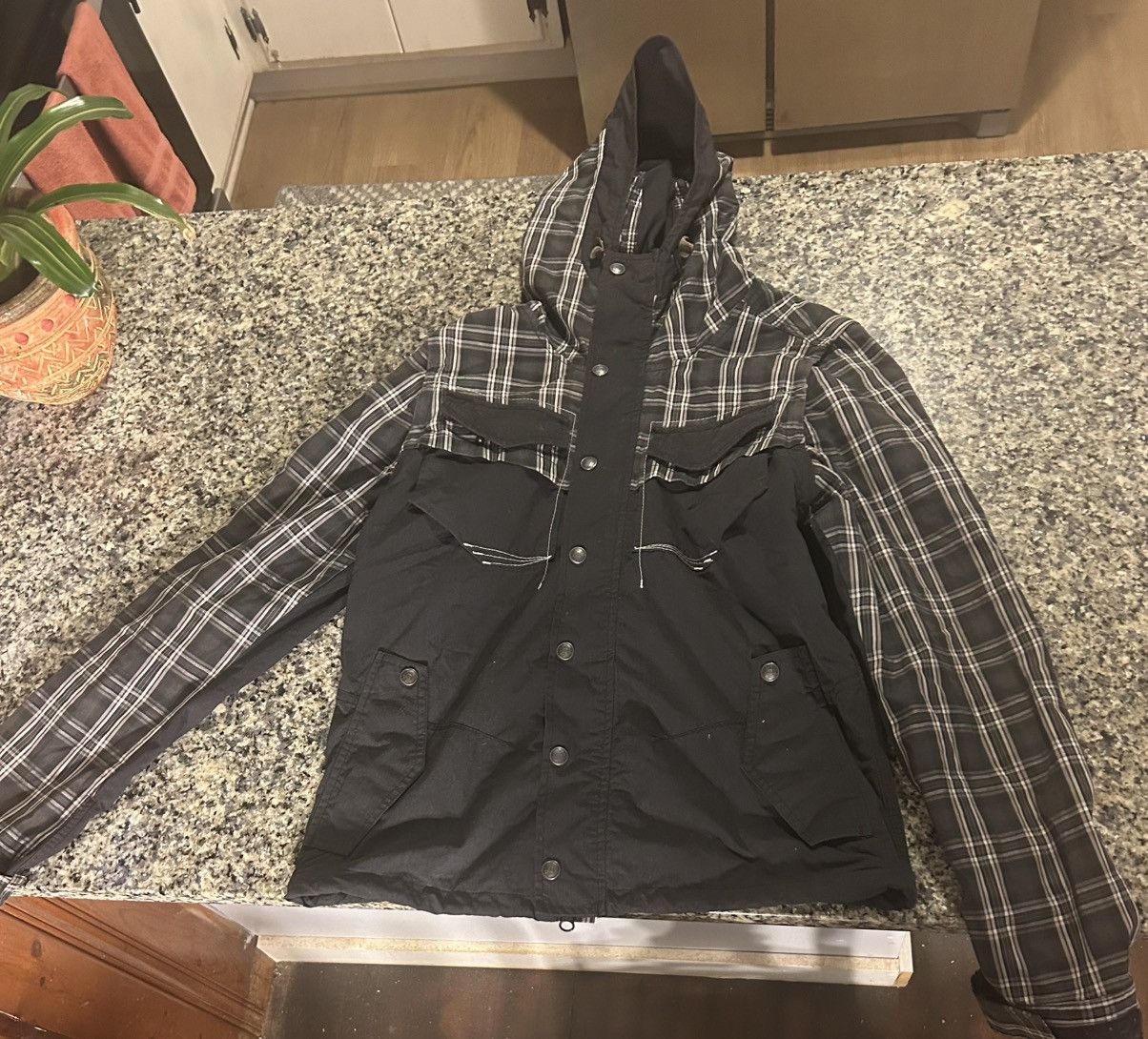 Marithe + Francois Girbaud MARITHE + FRANCOIS GIRBAUD Plaid Vintage Multi Zip Jacket Size US S / EU 44-46 / 1 - 1 Thumbnail