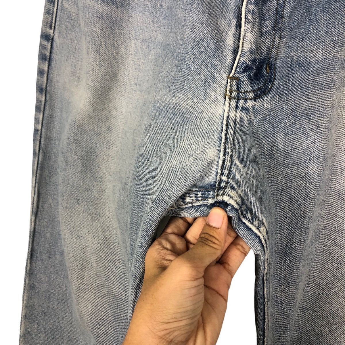 Japanese Brand 🔥VINTAGE DENIM JEANS PADDOCKS JAPAN ISSEY MIYAKE Size US 34 / EU 50 - 15 Thumbnail