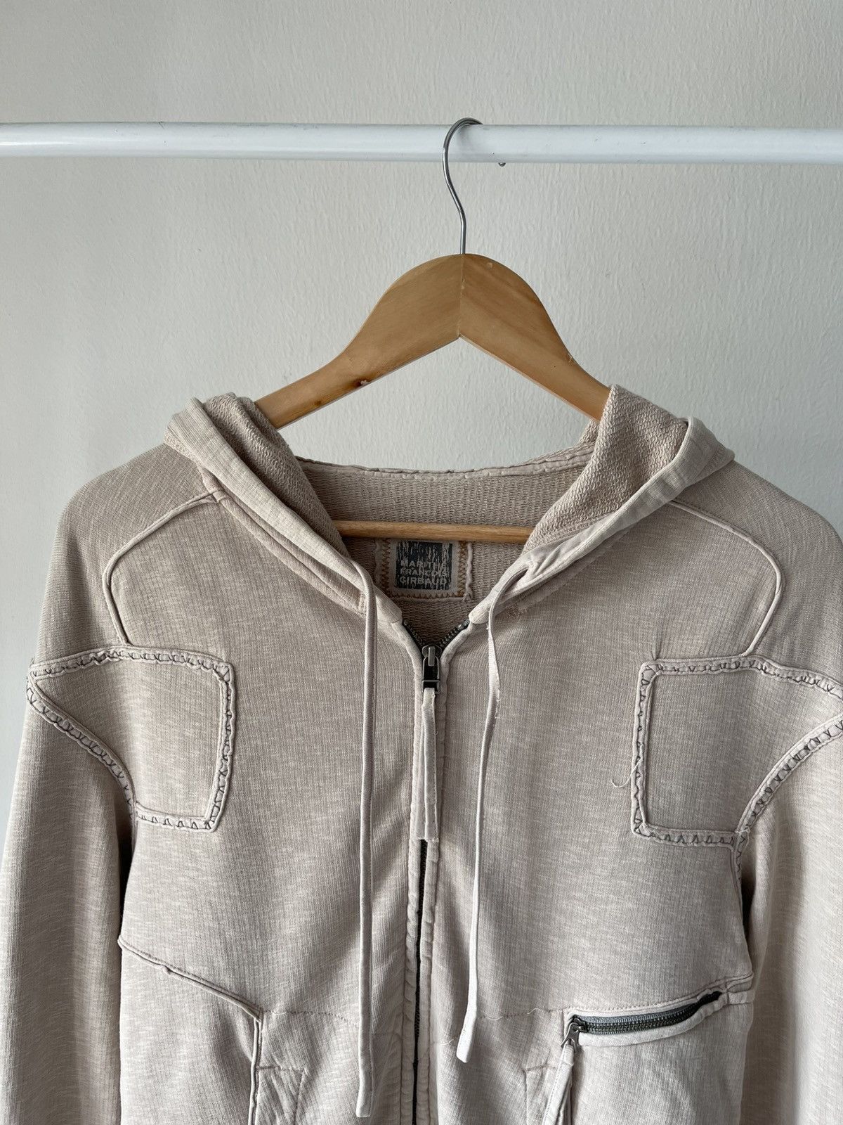 If Six Was Nine × Marithe + Francois Girbaud 2000s Marithe Francois Girbaud Cut & Sew Zip Hoodie Size US S / EU 44-46 / 1 - 5 Thumbnail