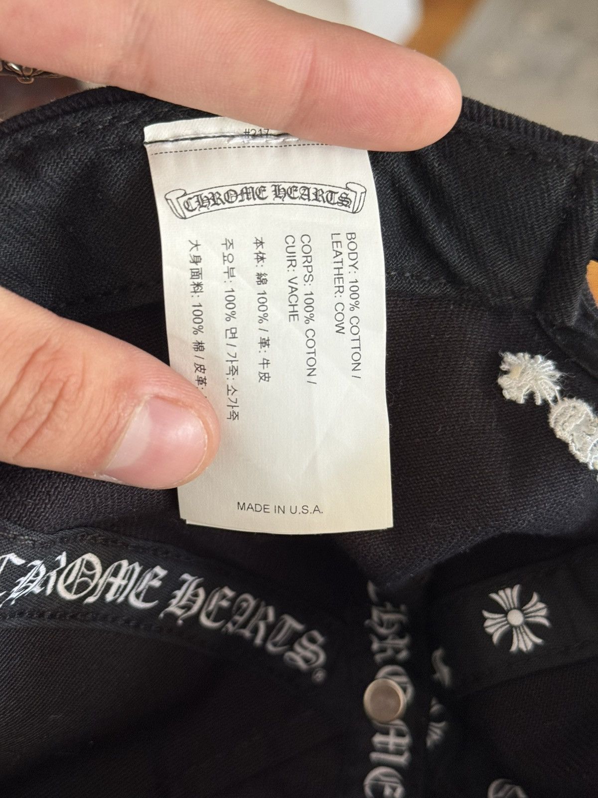 Chrome Hearts Chrome Hearts Matty Boy Chomper Hat Size ONE SIZE - 3 Thumbnail