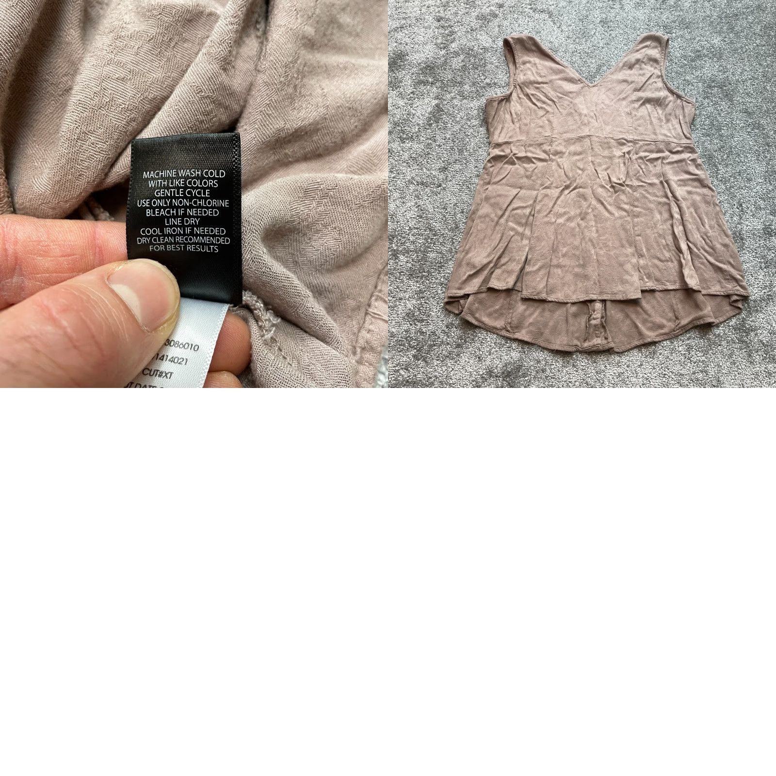 Torrid Torrid Dress Tank Dress Womens 1 Light Pink Sleeveless V-Neck Knee Length Button Up Casual Party/Cocktail Size M / US 6-8 / IT 42-44 - 8 Thumbnail