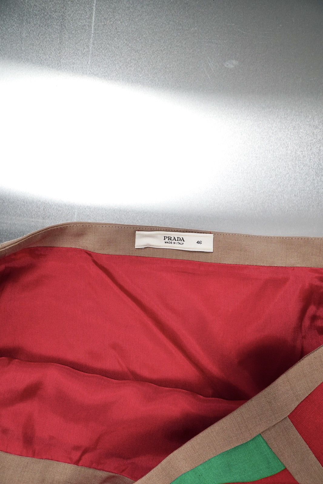 Prada Prada ss 2005 colorblock skirt Size 32" / US 10 / IT 46 - 3 Thumbnail