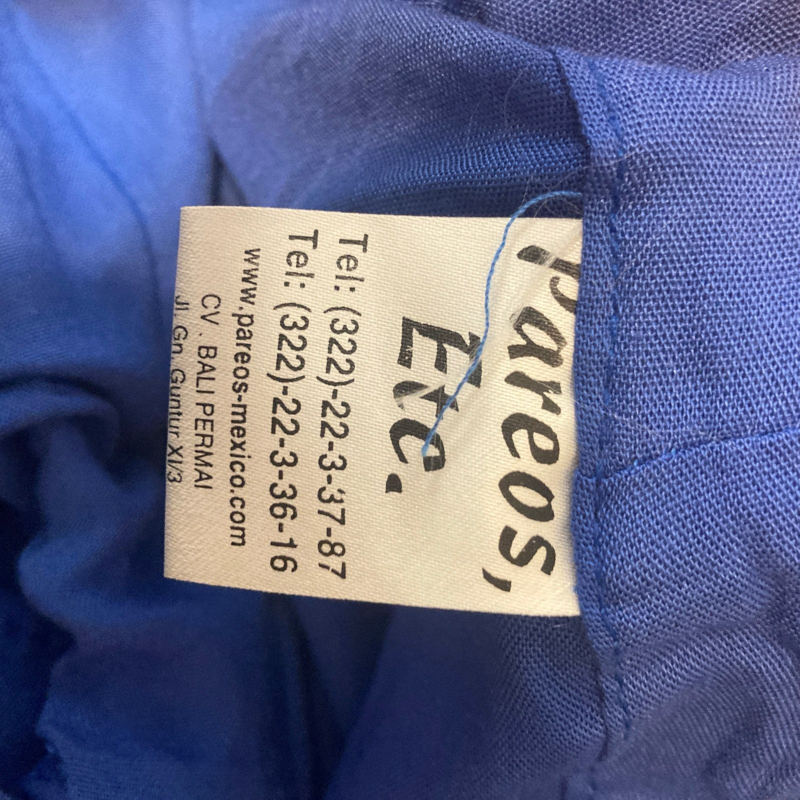 Other Pareos etc Royal Blue Beach High Rise Wide Leg Beaded Pants Size 34" / US 12 / IT 48 - 6 Thumbnail