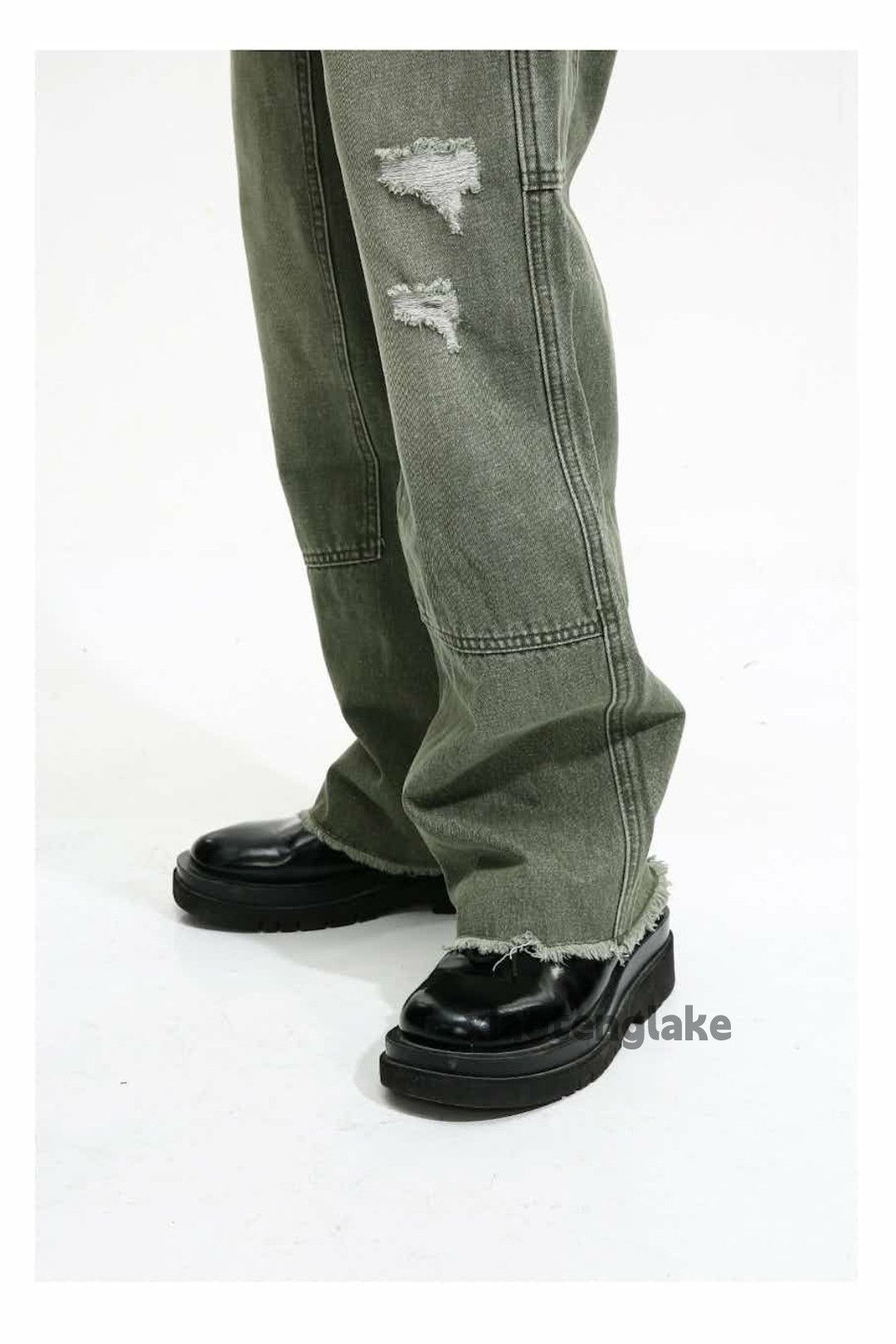 Jean × Vintage washed faded cleanfit yuppie carpenter workwear jeans Size US 30 / EU 46 - 7 Thumbnail