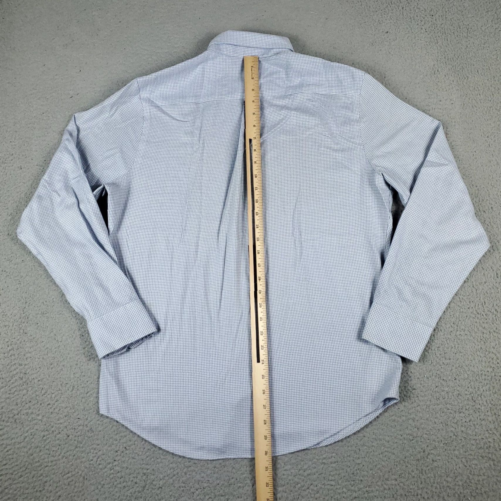 Banana Republic Banana Republic Shirt Men Medium 15.5 Blue Button-Up Long Sleeve Casual Workwear Modern Preppy Mens Size US M / EU 48-50 / 2 - 5 Thumbnail