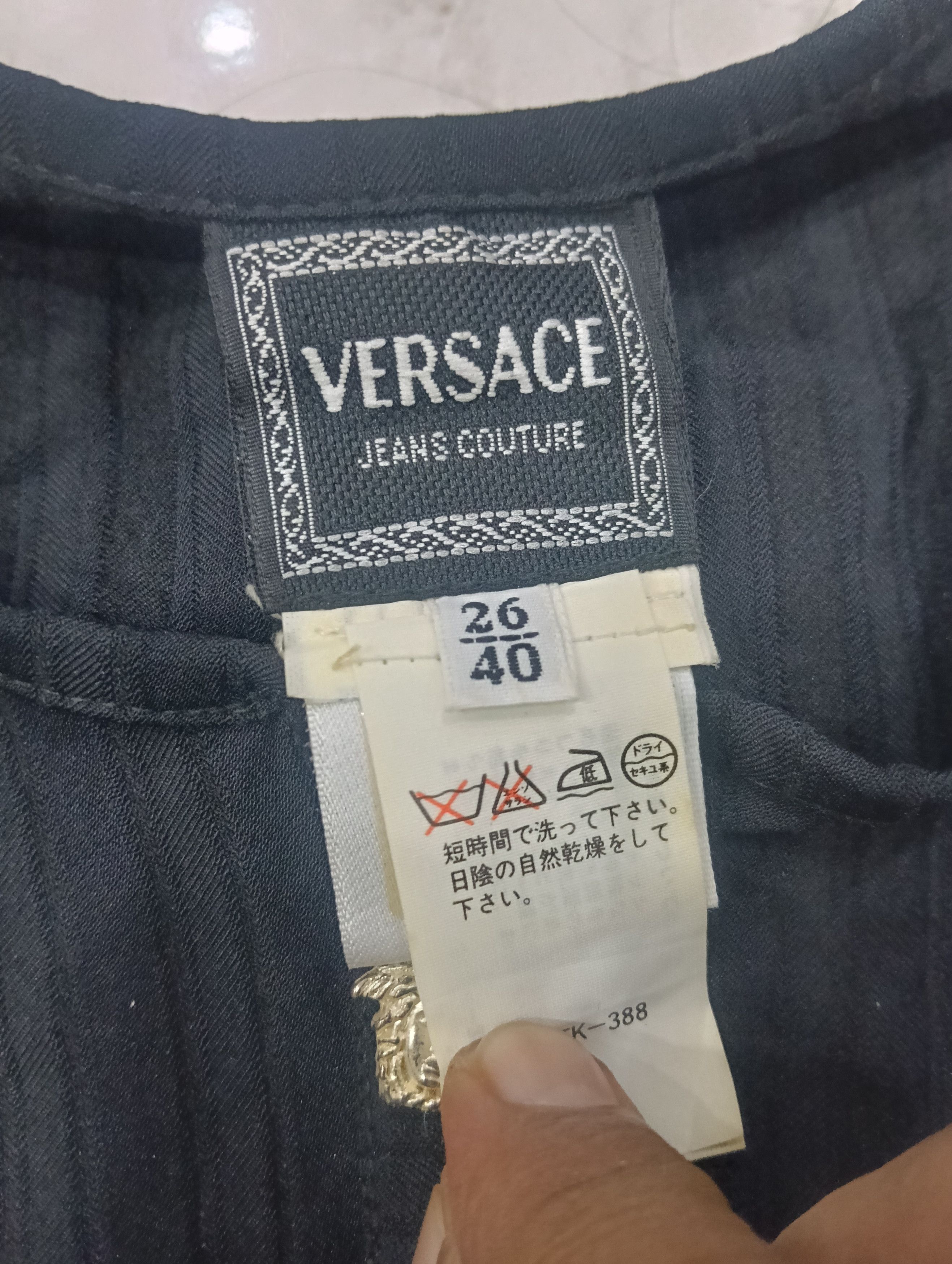 Versace Jeans Couture Vintage Versace Ribbed Dresses Long Sleeve Size S / US 4 / IT 40 - 10 Thumbnail
