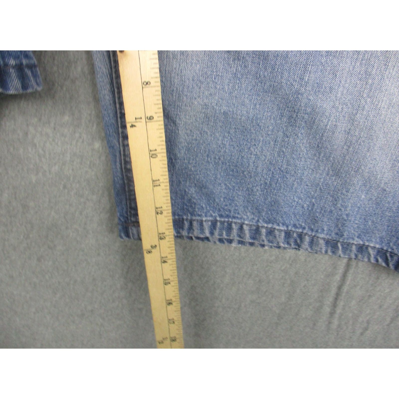Rocawear Rocawear Shorts Mens 42 Blue Denim Regular Fit Distressed Logo Embroidered Hip Hop Casual Bermuda Jeans Size US 38 / EU 54 - 5 Thumbnail