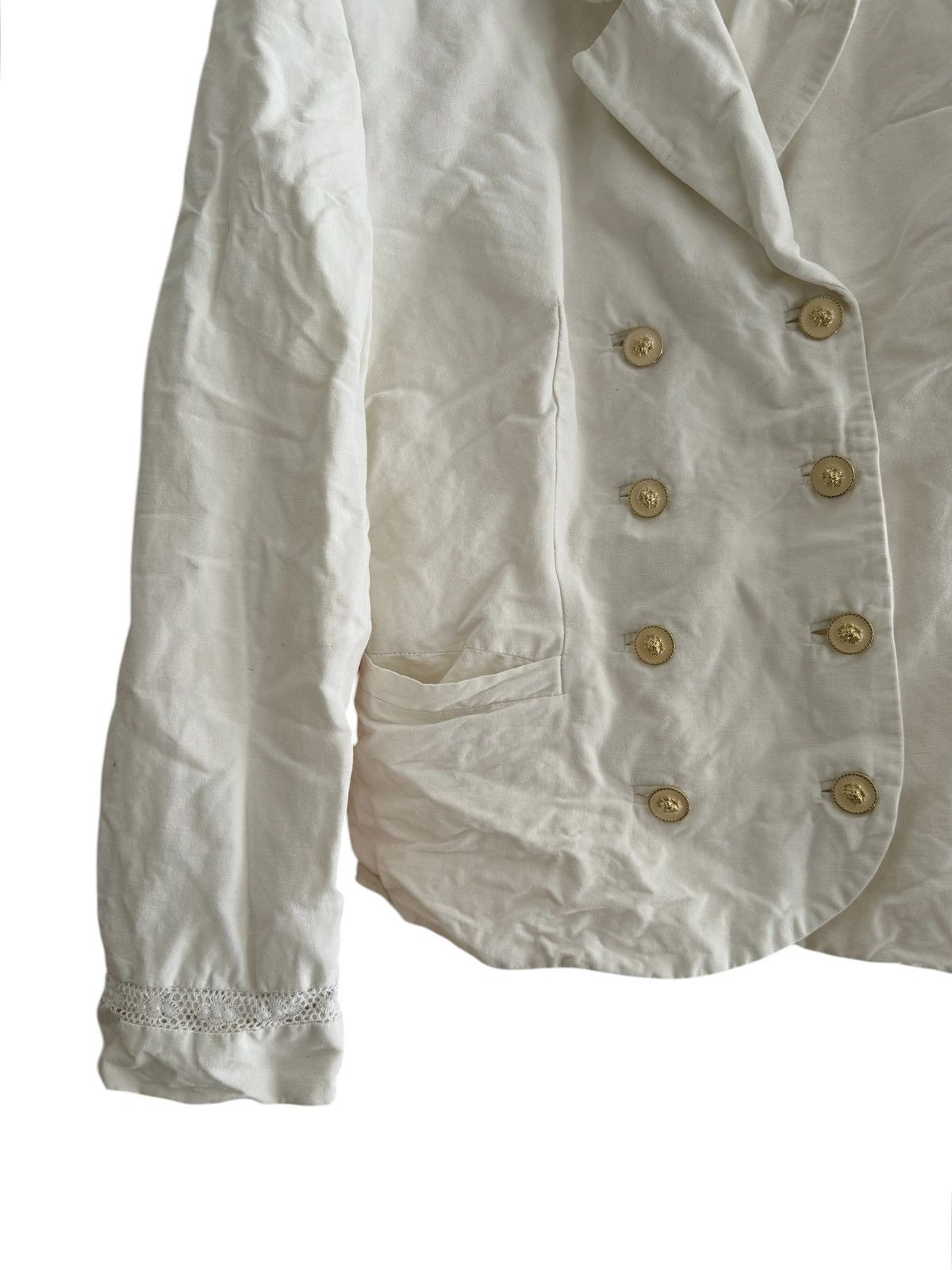 Versace Jeans Couture Vintage Versus Versace Button Blazer Jacket Size M / US 6-8 / IT 42-44 - 4 Thumbnail