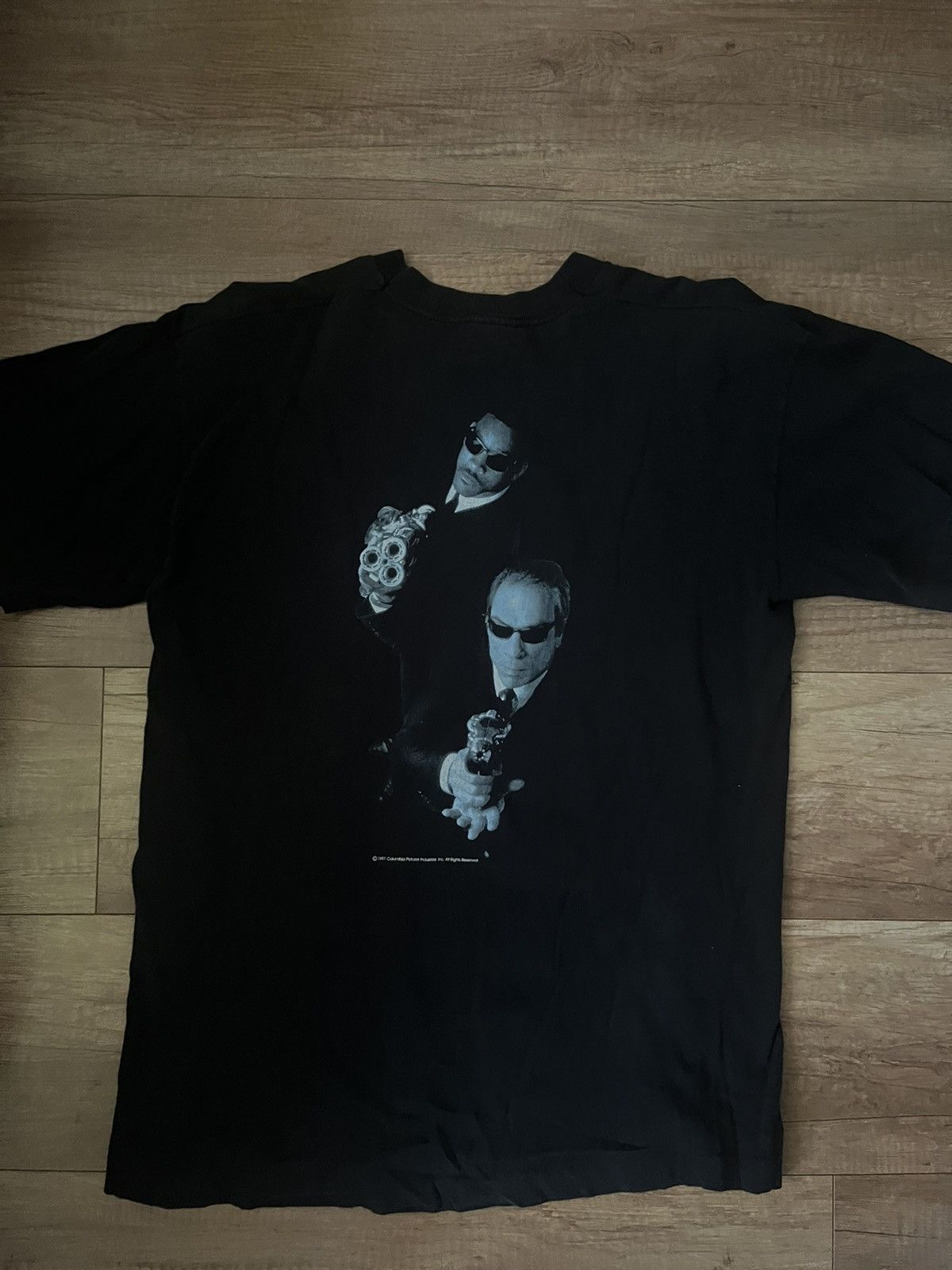 Vintage Vintage man in black t shirt Size US L / EU 52-54 / 3 - 1 Thumbnail