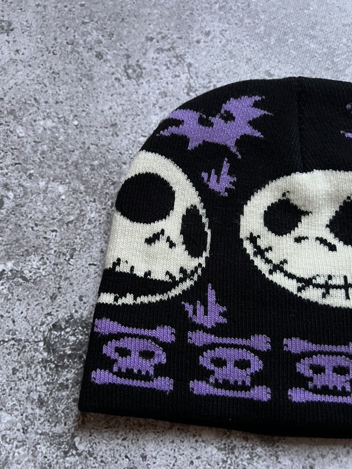 Vintage The Nightmare before Christmas Style Beanie Hat Size ONE SIZE - 3 Thumbnail