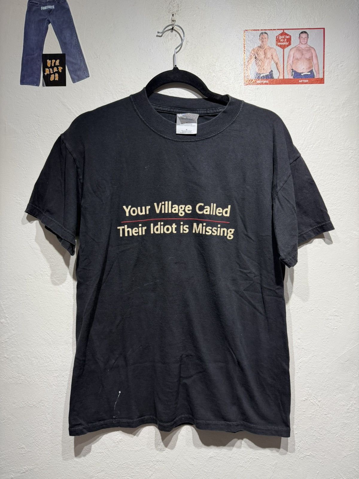 Vintage Vintage humor script tee Size US M / EU 48-50 / 2 - 1 Thumbnail