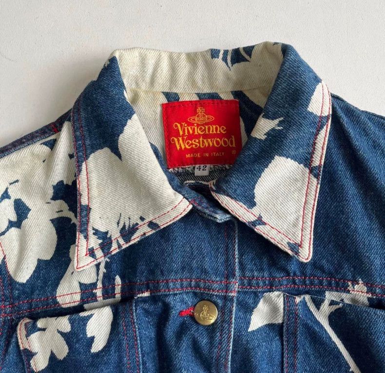 Other Vivienne Westwood Floral denim jacket Size S / US 4 / IT 40 - 6 Thumbnail