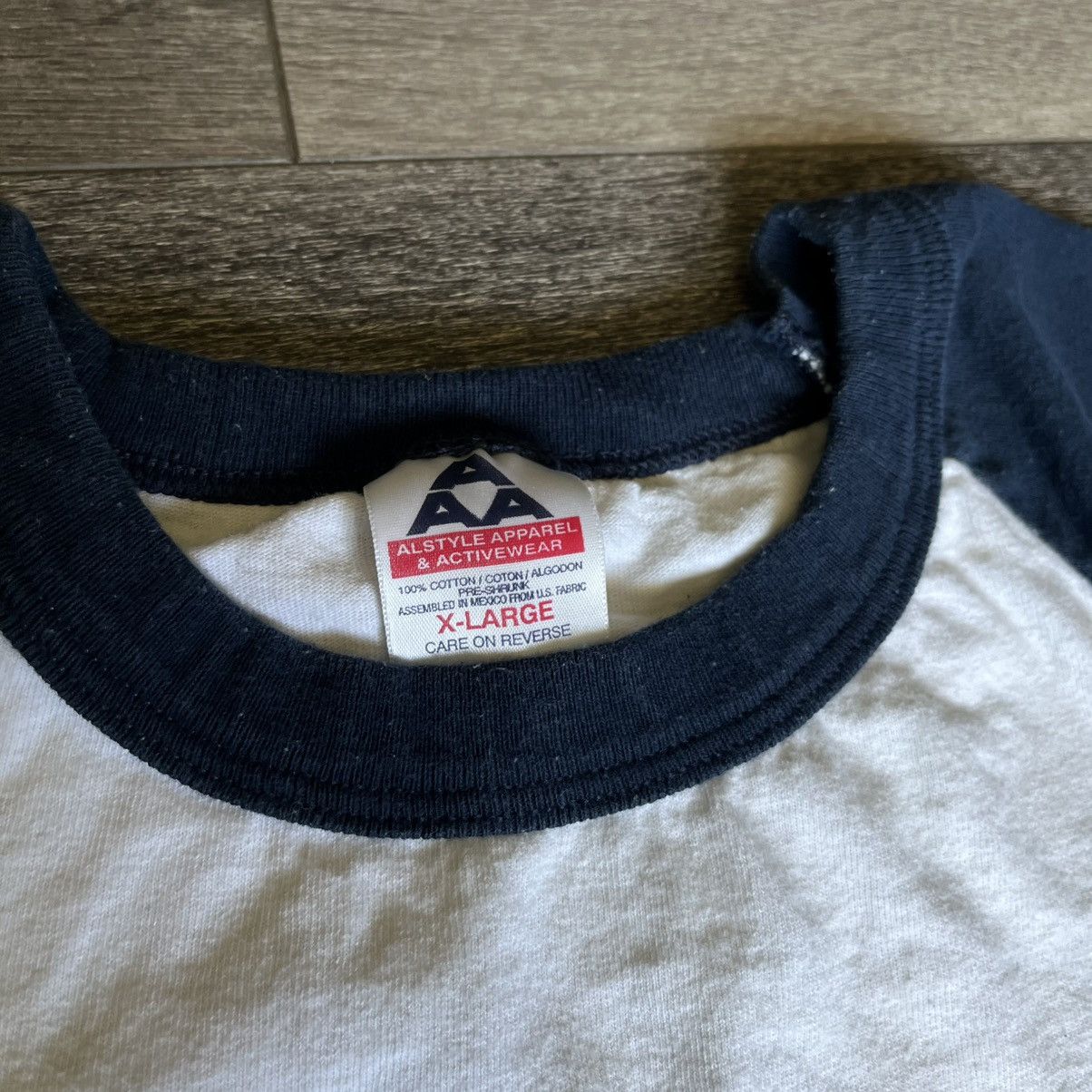 Vintage Vintage 90s You Otter Relax Wine Raglan Sleeve Baseball Tee Size US XL / EU 56 / 4 - 4 Thumbnail