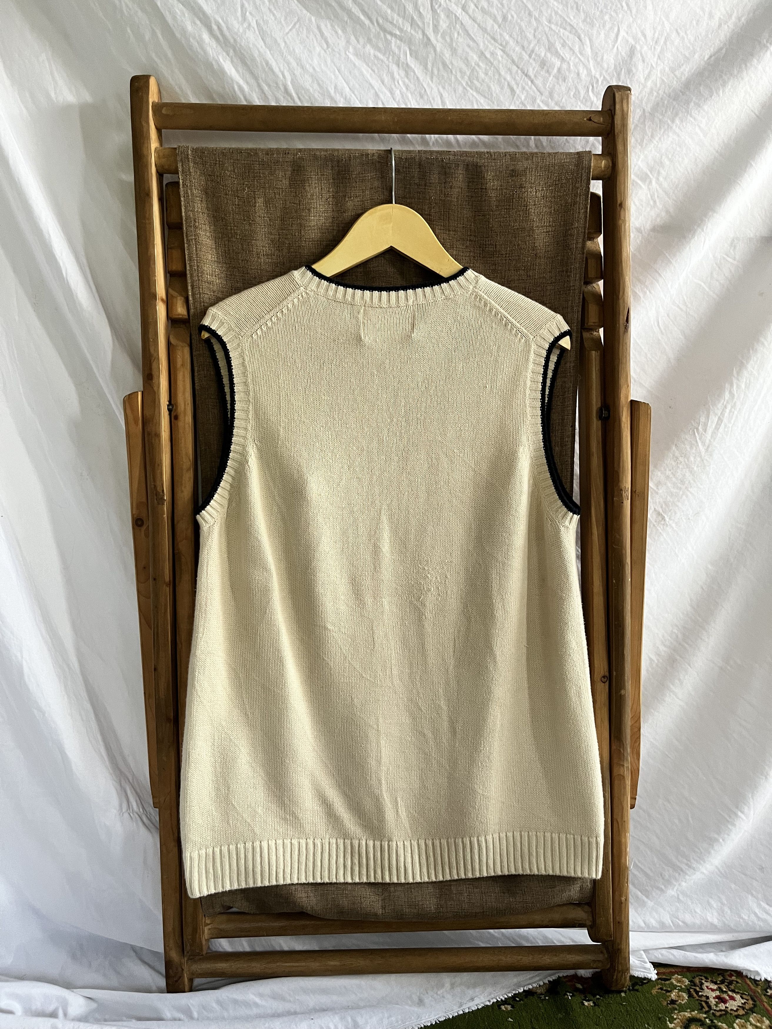 Karl Helmut Karl Helmut Embroidery Dog 3D Pocket Knitted Vest Size L / US 10 / IT 46 - 8 Thumbnail