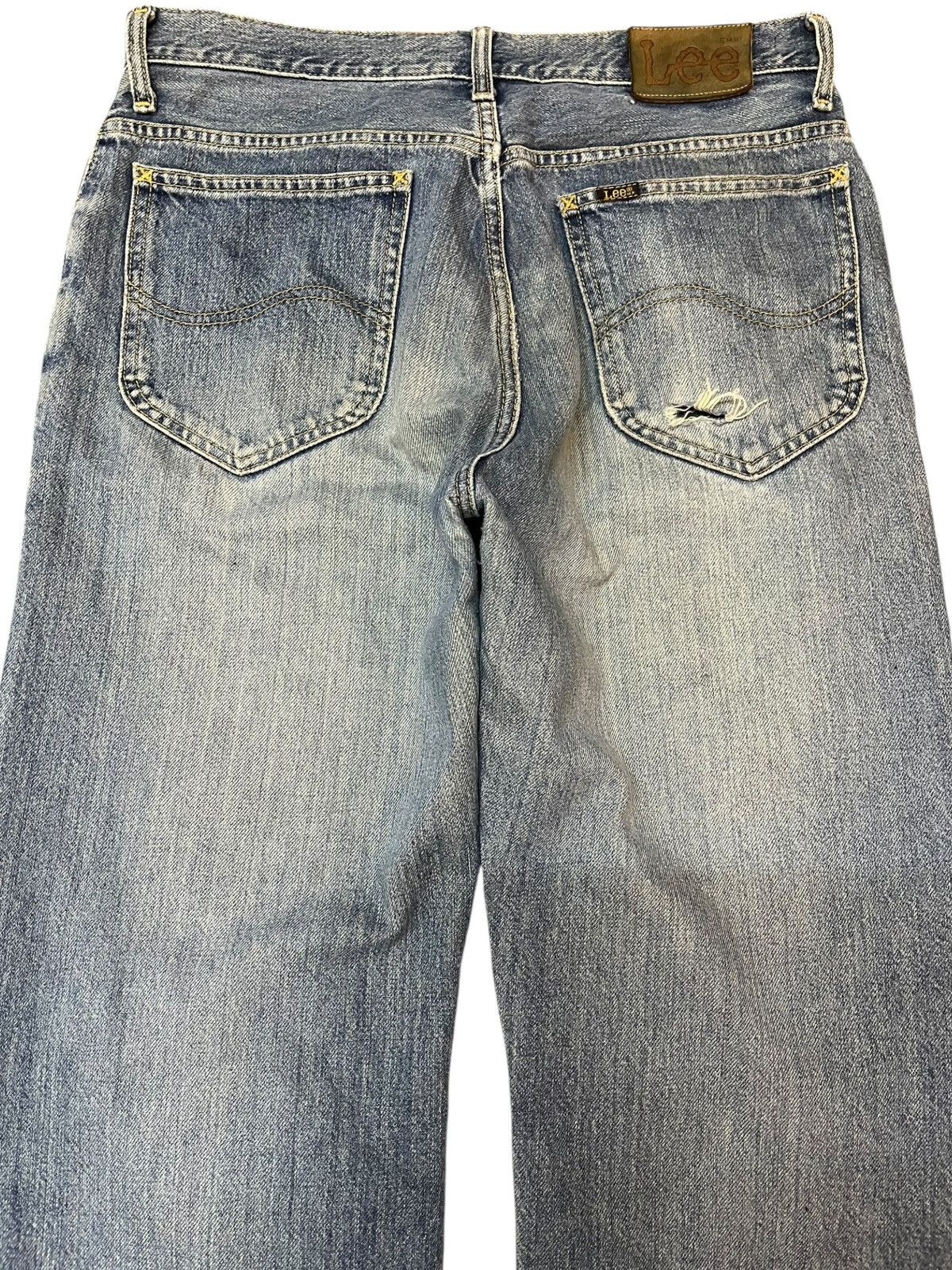 Lee Vintage Lee Riders Baggy Wide Leg Distressed Denim Size US 31 - 7 Thumbnail