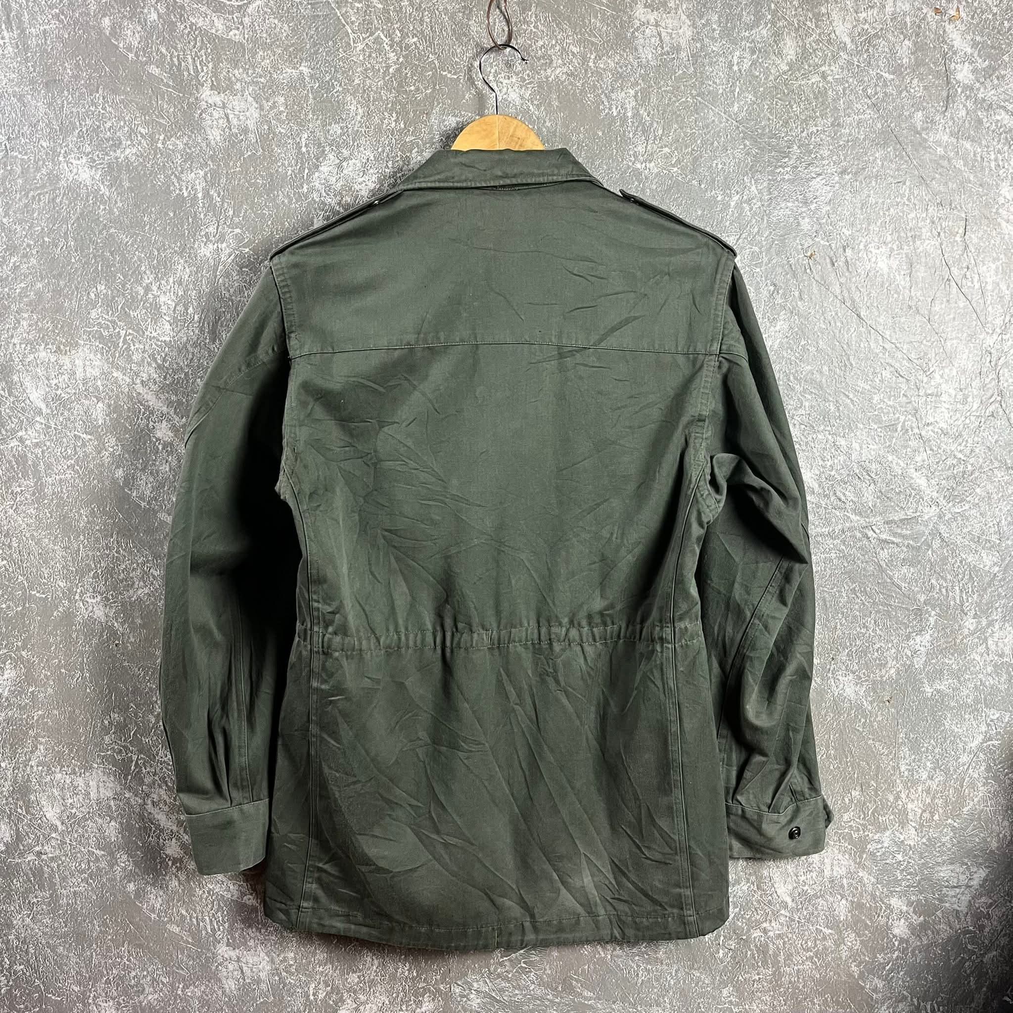 Vintage 80s France Army Military HBT jacket WW2 Size US M / EU 48-50 / 2 - 6 Thumbnail