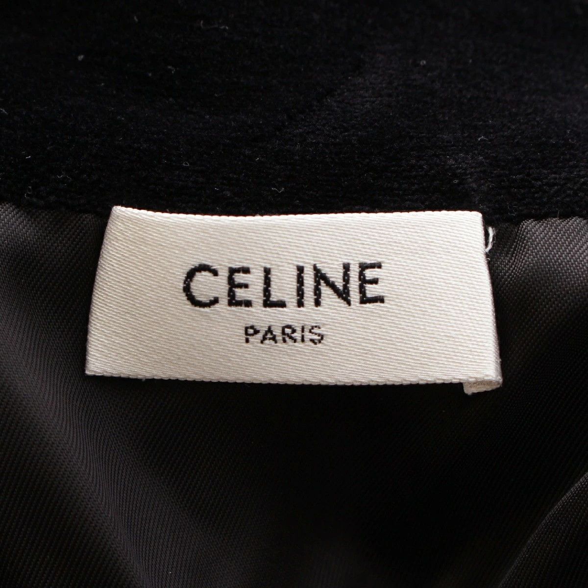 Celine Celine Velour Triomphe Teddy Velvet Jacket Jersey Size US M / EU 48-50 / 2 - 6 Thumbnail