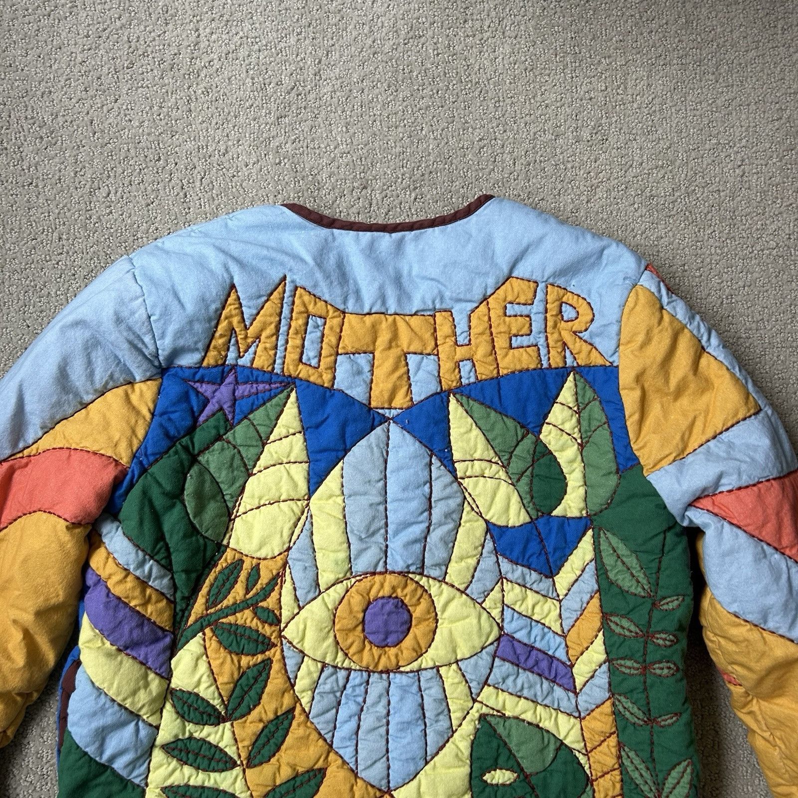 MOTHER MOTHER Women’s Jacket On The Fringe Quilted Coat 70s Colorfu Size S / US 4 / IT 40 - 14 Thumbnail