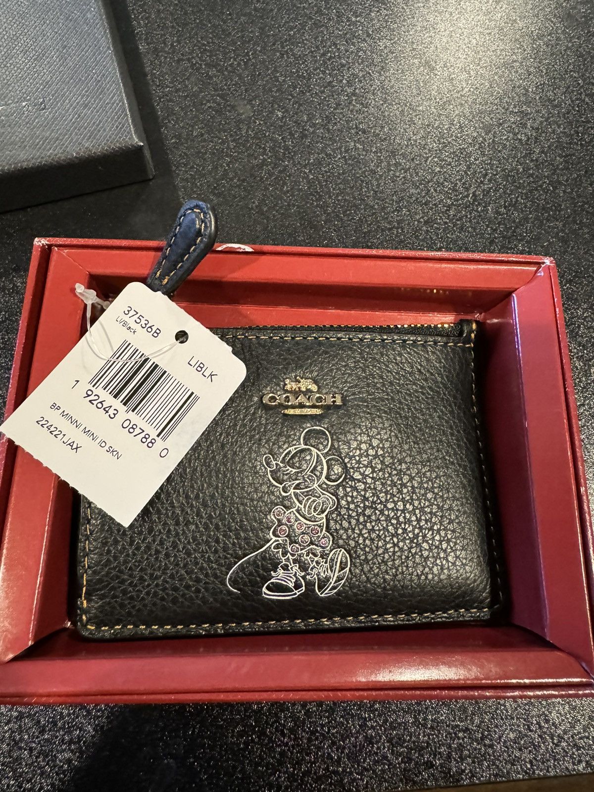 Coach Disney x Coach Minni Mouse Mini ID wallet Size ONE SIZE - 3 Thumbnail