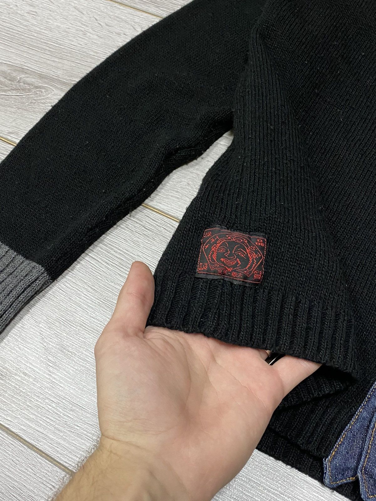 Evisu Evisu wool denim RARE seagull shirt buttons pocket Size US M / EU 48-50 / 2 - 5 Thumbnail