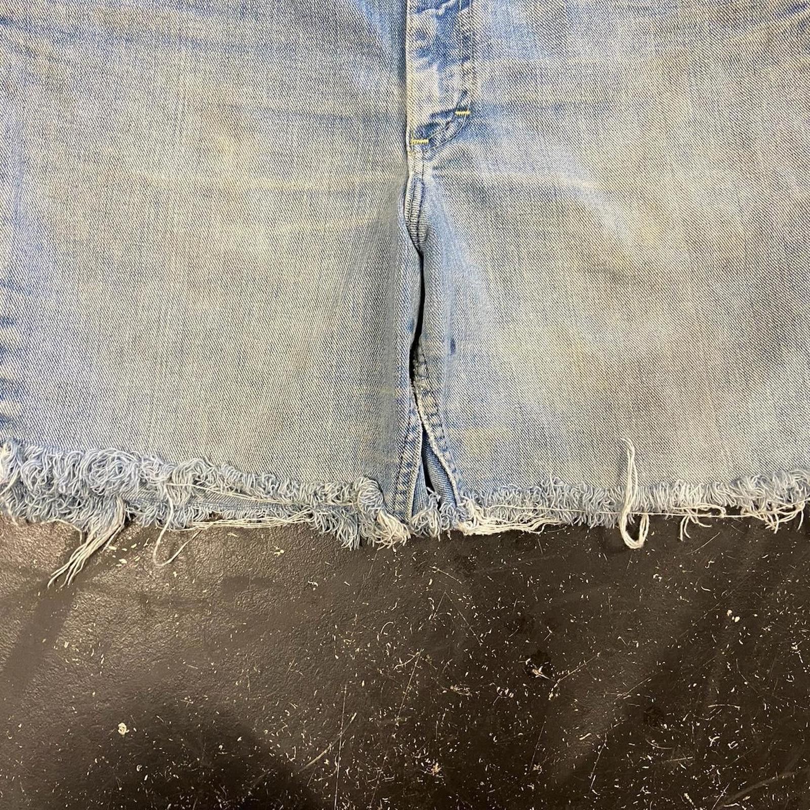 Lee Vintage Distressed Lee Cuttoff Jorts Size US 34 / EU 50 - 3 Thumbnail