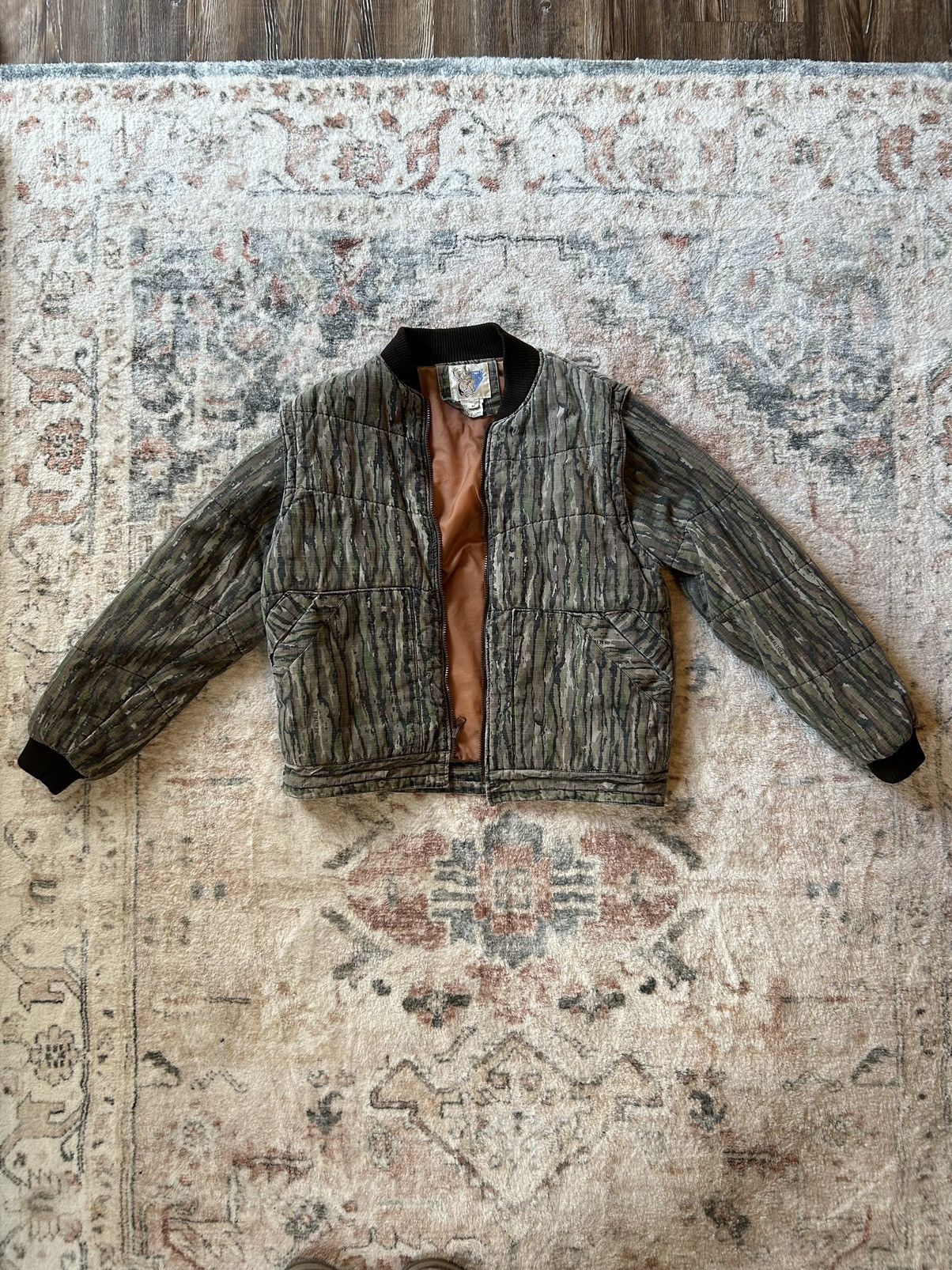 ジャケット・アウター 80s CAMEL TROPHY A-2 real leatherblouson Mens Rugged Genuine Leather Jacket Natural Cowhide American