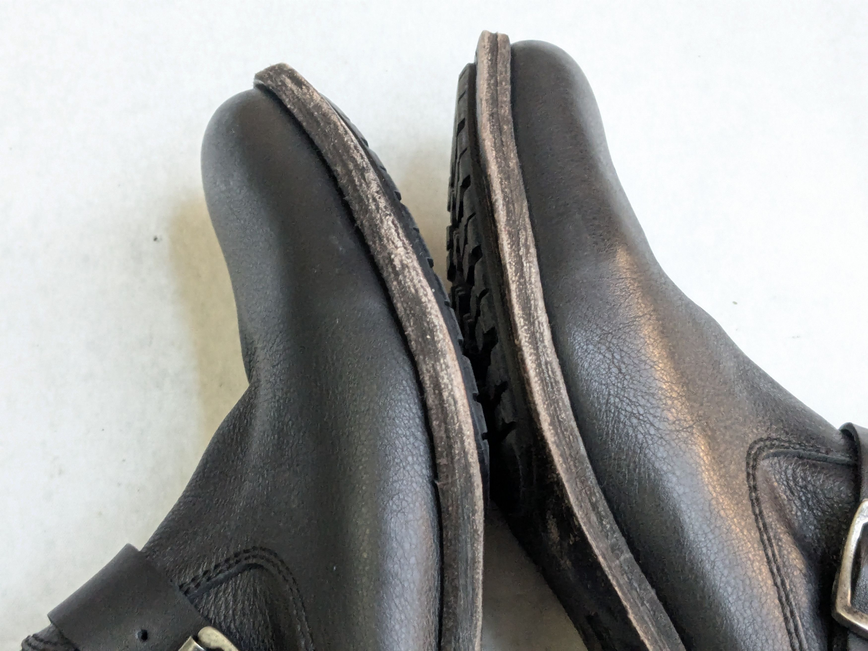 Frye Frye Engineer Black Leather 7.5 Leather Buckle Size US 7.5 / EU 40-41 - 5 Thumbnail